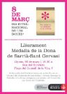 Sarrià-Sant Gervasi lliurarà la medalla de la Dona a la Mercè Caselles Rutllant