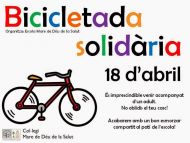 Bicicletada solidària - Col·legi Mare de Déu de la Salut