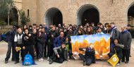 Prop de 500 participants al pelegrinatge de l'Escola Cristiana pel Mil·lenari de Montserrat